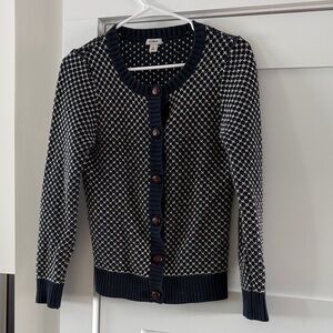 L.L. Bean cotton cardigan sweater